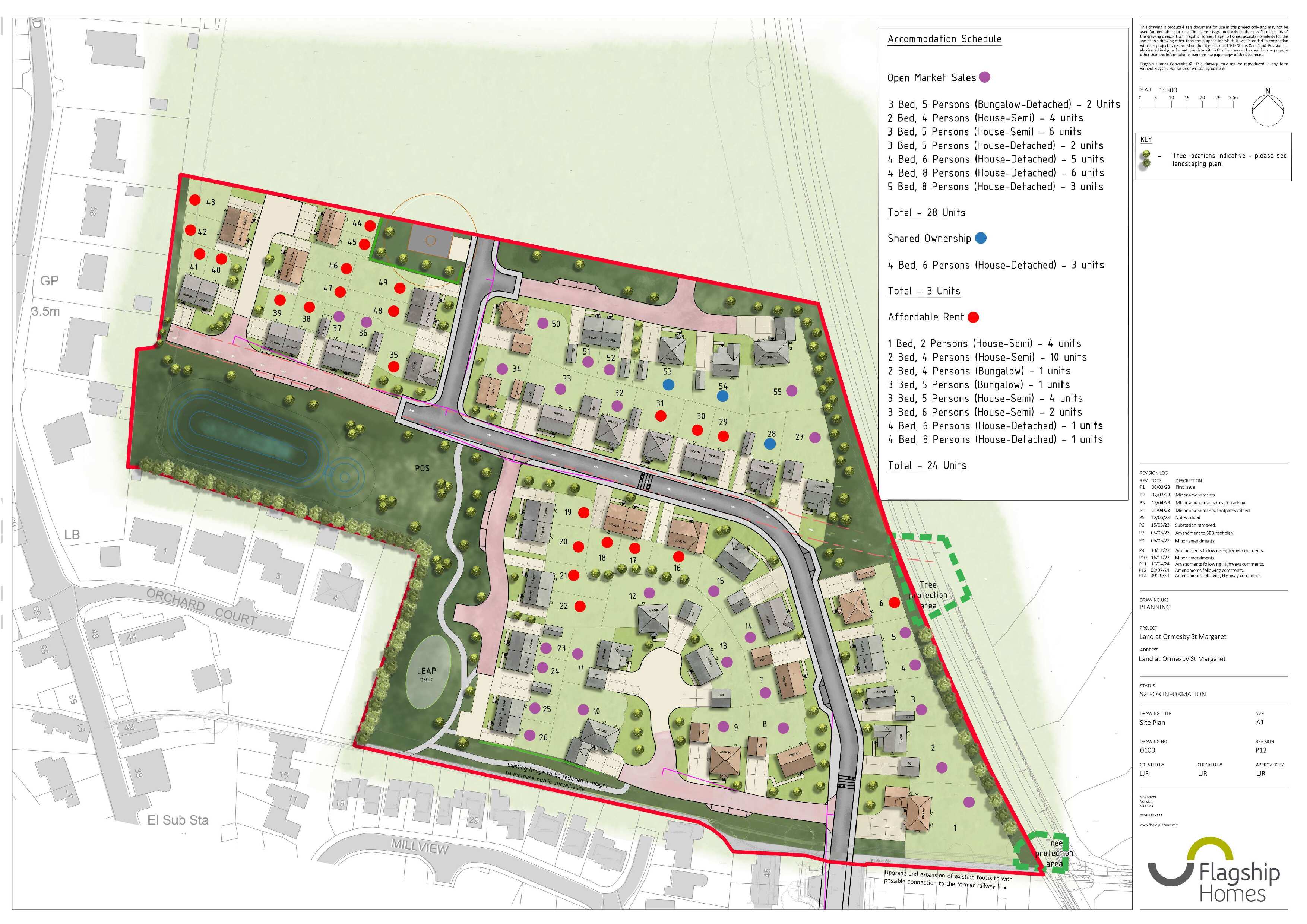 Ormesby site plan